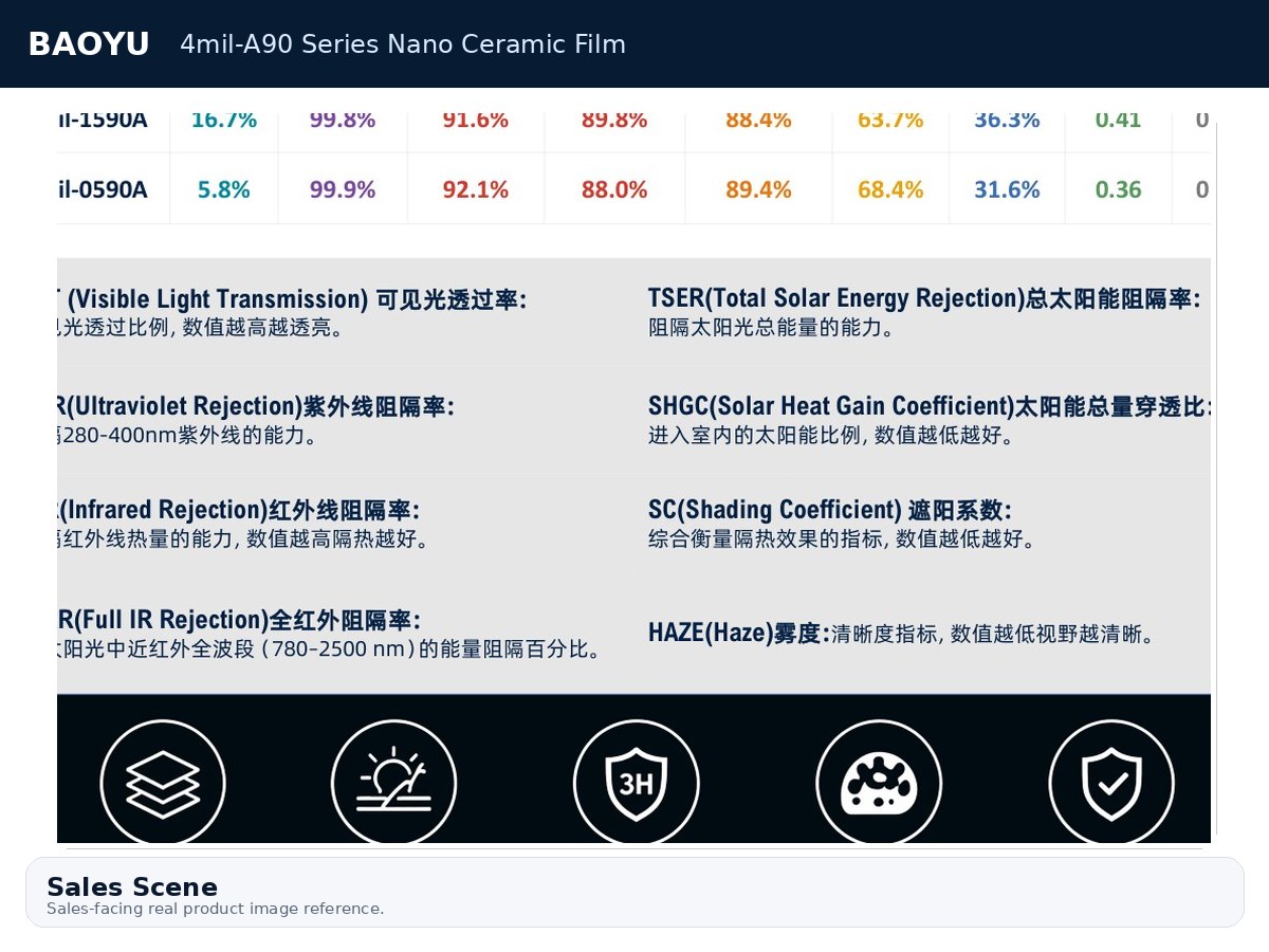 4mil-A90 Series Nano Ceramic Film product display 10