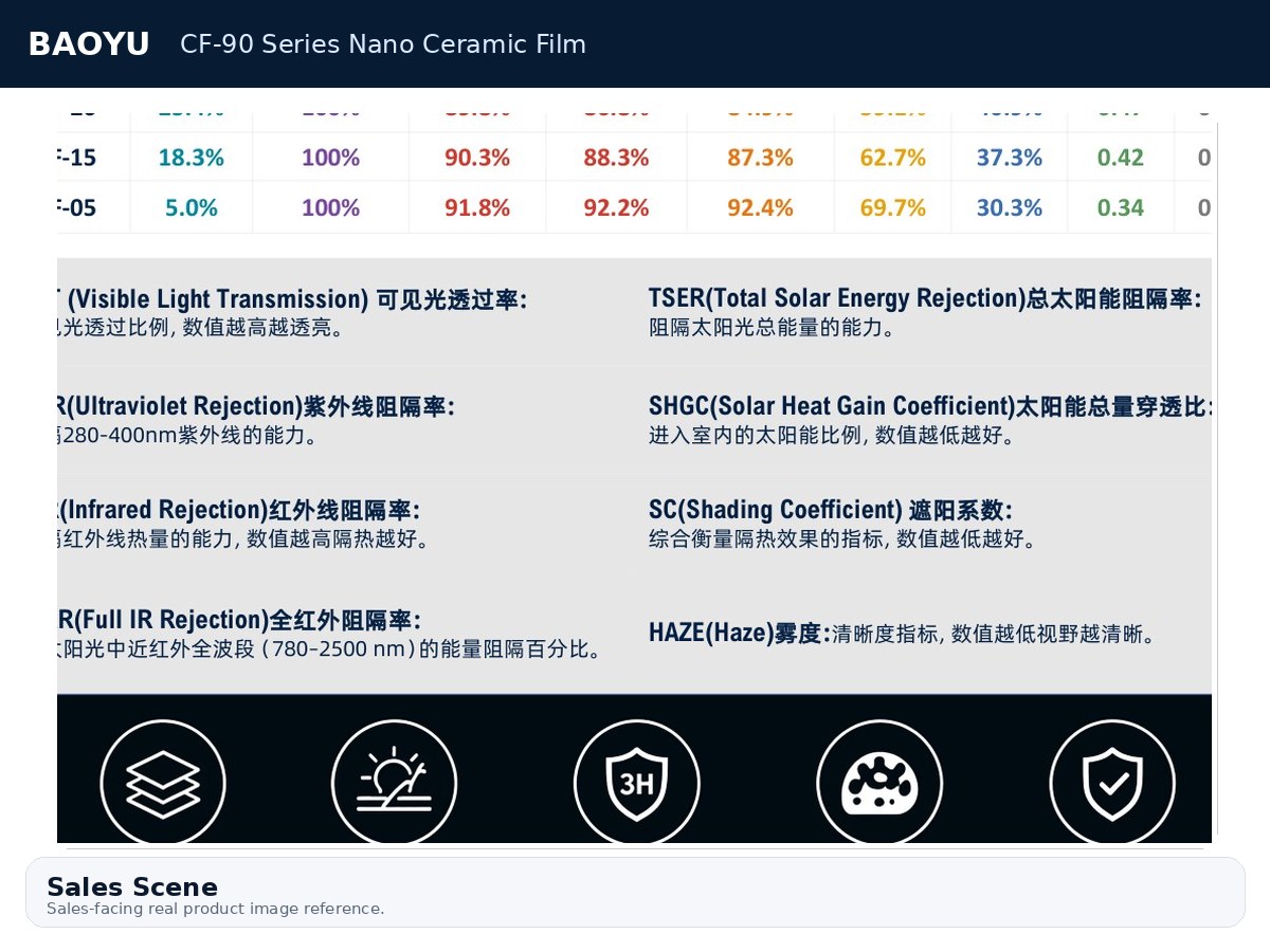 CF-90 Series Nano Ceramic Film product display 10