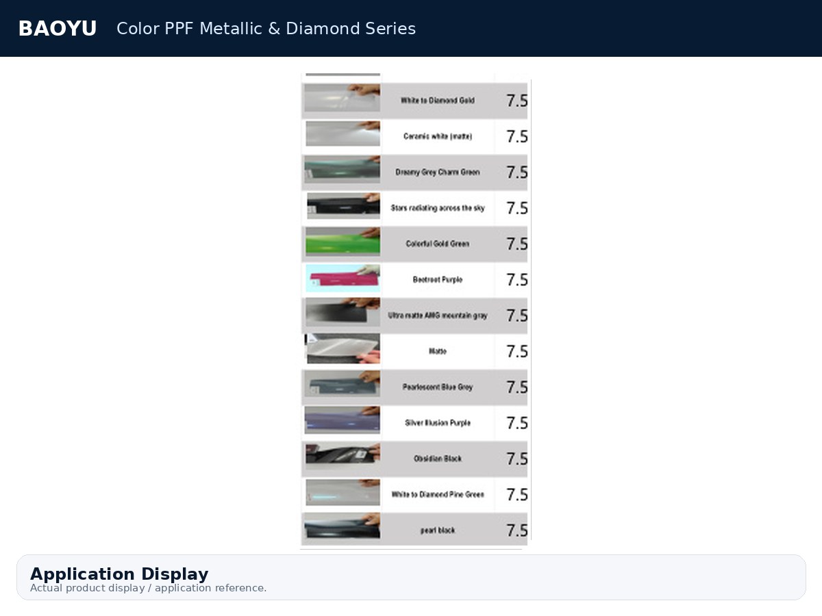 Color PPF Metallic & Diamond Series product display 5